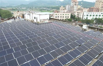 Kit de painel solar de teto plano com fundação HDPE